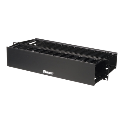 Imagen de Organizador de Cables Horizontal PatchLink, Doble (Frontal y Posterior), Para Rack de 19in, 2UR