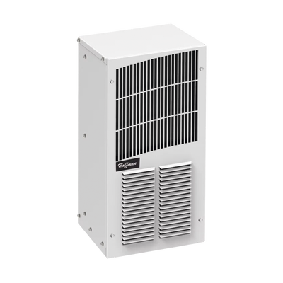 Imagen de Aire Acondicionado Compacto Para Exterior, Uso en Gabinetes de Telecomunicaciones de Grado Industrial, Frío T20, 2000 BTU, 115 Vca, de Acero, Color Gris