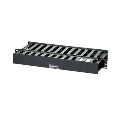 Imagen de Organizador de Cables Horizontal PatchLink, Doble (Frontal y Posterior), Para Rack de 19in, 1UR