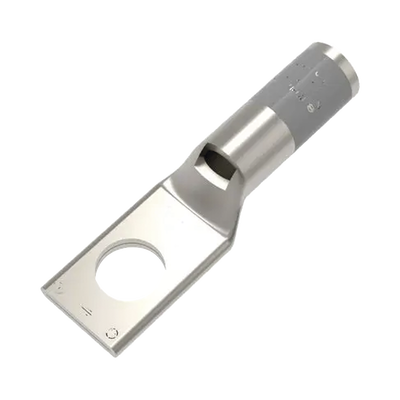 Imagen de Zapata Terminal de Compresión BURNDY para Tornillo de 1/4" y Calibre 4 AWG.