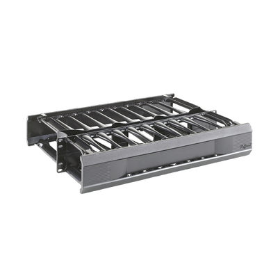 Imagen de Organizador de Cables Horizontal CableTek, Doble (Frontal y Posterior), Para Rack de 19in, 2UR