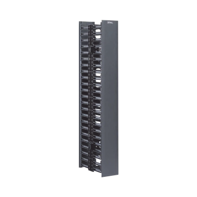 Imagen de Organizador Vertical NetRunner, Doble (Frontal y Posterior), de 22.5 UR, 4.9in de Ancho, Color Negro