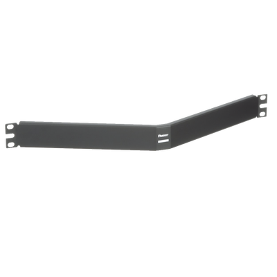 Imagen de Tapa Ciega Para Rack Estándar de 19in, Angulado, de Acero, 1UR, Color Negro