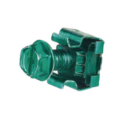 Imagen de KIT 4 Tuercas Enjauladas No. 12-24, 4 Tornillos Rosca 1/2" Verde.