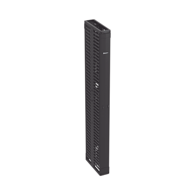 Imagen de Organizador Vertical PatchRunner™, Doble (Frontal y Posterior), Para Rack Abierto de 45 Unidades, 6in de Ancho, Color Negro