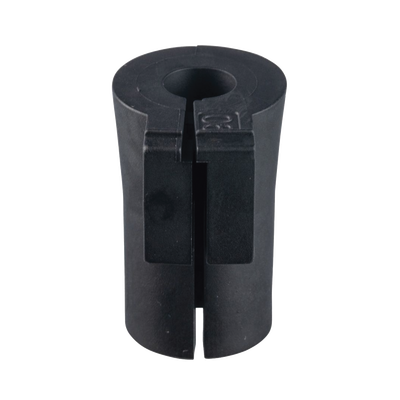 Imagen de Pasacable Grommet de Entrada de Cable Terminado, Sencillo y Pequeño, 0.24"-0.28", Color Negro. Paquete de 12 Piezas