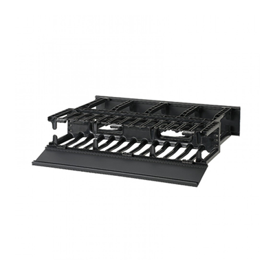 Imagen de Organizador de Cables Horizontal NetManager de Alta Densidad, Doble (Frontal y Posterior), Para Rack de 19in, 2UR