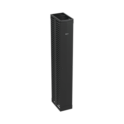 Imagen de Organizador Vertical PatchRunner™, Doble (Frontal y Posterior), Para Rack Abierto de 45 Unidades, 12in de Ancho, Color Negro