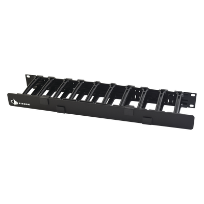 Imagen de Organizador de Cable Horizontal RouteIT, Sencillo, Para Rack de 19in, 4in de profundidad, 1UR