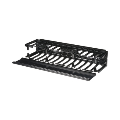Imagen de Organizador de Cables Horizontal NetManager de Alta Densidad, Sencillo (Solo Frontal), Para Rack de 19in, 2UR