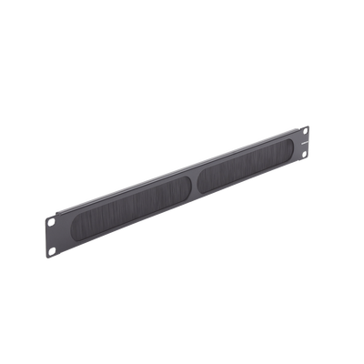 Imagen de Tapa Ciega para Rack de 19in, Tipo Cepillo de Nylon, para Paso de Cables y Mejor Manejo Térmico, Color Negro, 1UR