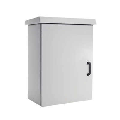 Imagen de Gabinete Para Exterior OSP ComLine, Protección NEMA 4/12/4X/3/3R; IP66, 700 mm de Ancho, 600 mm de Profundidad, 25 UR, De Aluminio, Color Gris Claro
