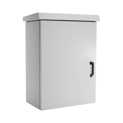 Imagen de Gabinete Para Exterior OSP ComLine, Protección NEMA 4/12/4X/3/3R; IP66, 600 mm de Ancho, 500 mm de Profundidad, 18 UR, De Aluminio, Color Gris Claro