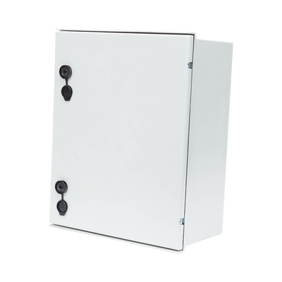 Imagen de Gabinete de Poliéster IP65 Uso en Intemperie (400 x 500 x 200 mm) con Placa Trasera Interior de Plástico (Incluye Chapa y Llave).