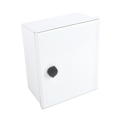 Imagen de Gabinete de Poliéster IP65 Uso en Intemperie (250 x 300 x 140 mm) con Placa Trasera Interior de Plástico (Incluye Chapa y Llave).