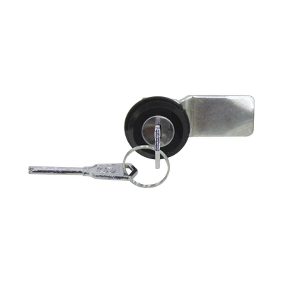Imagen de Cerradura con Paleta Metálica con 2 llaves para Gabinetes de Acero.