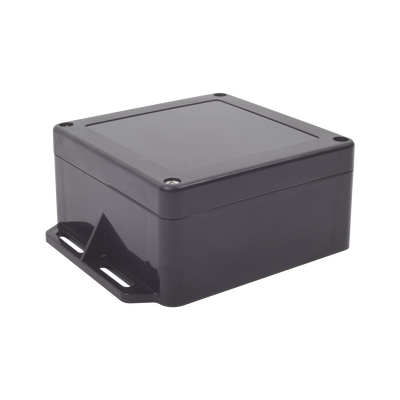 Imagen de Gabinete Plástico Negro para Exterior (IP65) de 120 x 120 x 60 mm Cierre por Tornillos.