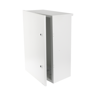 Imagen de Gabinete para instalación de 2 Baterías PL110D12, Fabricado en Lámina Galvanizada, Accesorios para piso o poste (No incluidos)