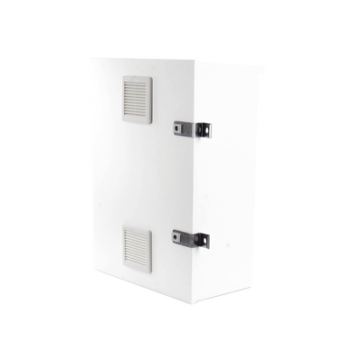 Imagen de Gabinete para instalación de 2 Baterías PL110D12, Fabricado en Lámina Galvanizada, Accesorios para piso o poste (No incluidos)