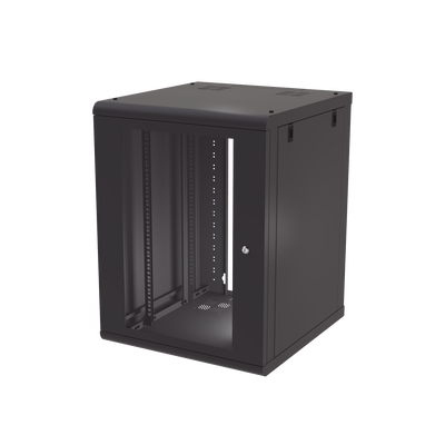 Imagen de Gabinete de Pared 16U de 635 mm de Profundidad, Rack de 19'' en Acero Reforzado: Compacto y Resistente para Soluciones Profesionales