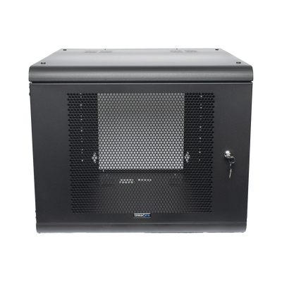 Imagen de Gabinete de Pared con Puerta Perforada, 635mm de Profundidad, 9U Rack de 19'', Acero Reforzado