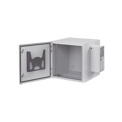 Imagen de Gabinete Industrial ProTek de Puerta Sólida, Protección NEMA Tipo 4/12; IP66, Fabricado en Acero, 12 UR, Color Gris Claro