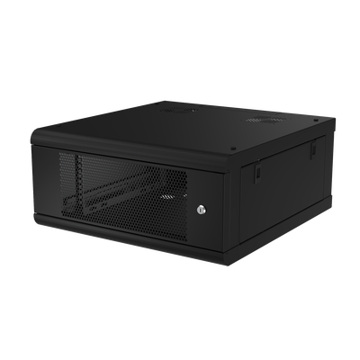 Imagen de Gabinete de Pared con Puerta Perforada, 635mm de Profundidad, 4U Rack de 19'', Acero Reforzado
