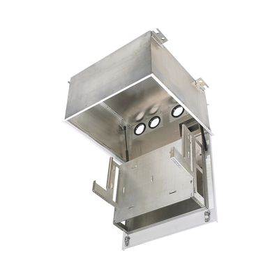 Imagen de Gabinete PanZone Premium, de Montaje en Techo, Con 2 UR Para Equipo Activo y 6 UR Para Paneles de Parcheo, Fabricado en Acero, Color Blanco