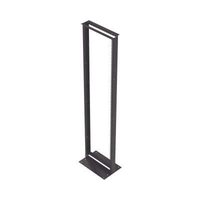 Imagen de Rack de 2 Postes, Estándar 19", 45 Unidades, Fabricado en Acero, Base "L" para Anclar a Piso.