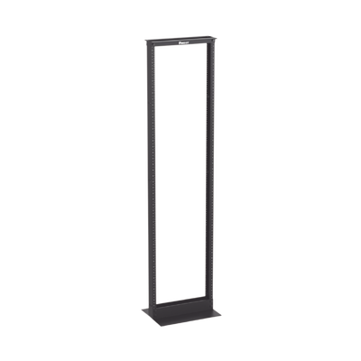Imagen de Rack de Dos Postes Estándar de 19 in, Rieles Numerados y Roscados Fabricado en Aluminio, 45 Unidades de Rack, Color Negro