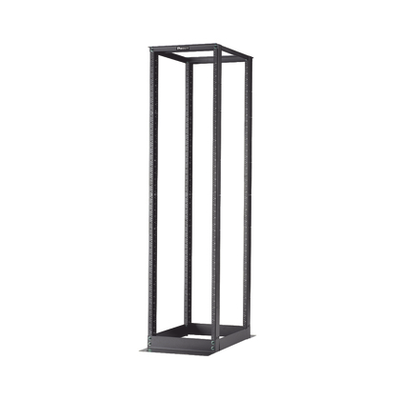 Imagen de Rack de Cuatro Postes Estándar de 19", Rieles Numerados y Roscados Profundidad Máxima de 23 in, 45 Unidades de Rack, Color Negro