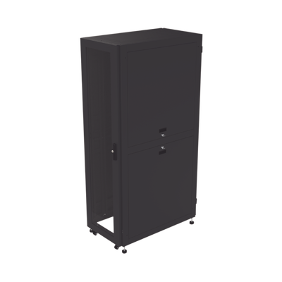 Imagen de Gabinete para Telecomunicaciones Rack Estándar de 19", 42UR, 600 mm Ancho x 1000 mm Profundidad. Fabricado en Acero, Se envía el Gabinete Armado.