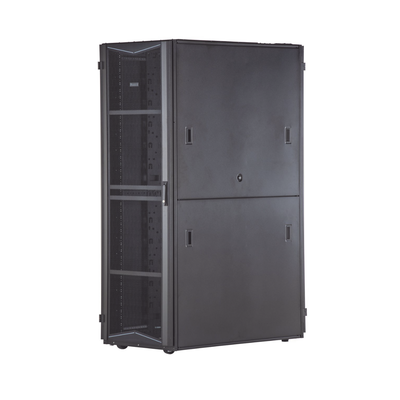 Imagen de Gabinete FlexFusion para Centros de Datos, 42 UR, 600 mm de Ancho, 1070 mm de Profundidad, Fabricado en Acero, Color Negro