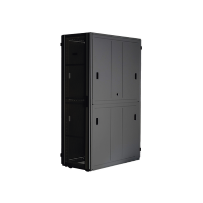 Imagen de Gabinete FlexFusion™ XGL (Light) para Centros de Datos, 42 UR, 600 mm de Ancho, 1070 mm de Profundidad, Fabricado en Acero, Color Negro