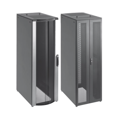 Imagen de Gabinete de Telecomunicaciones ProLine FloTek PC, 600 mm de Ancho, 1000 mm de Profundidad, 42 UR, Color Negro
