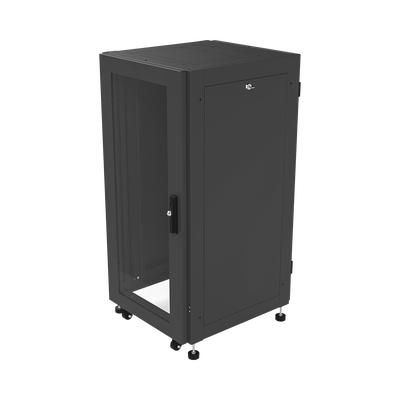 Imagen de Gabinete Profesional para Telecomunicaciones de 19in, Instalación a Piso, 24UR, 600 mm Profundidad, Se envía el Gabinete Armado.