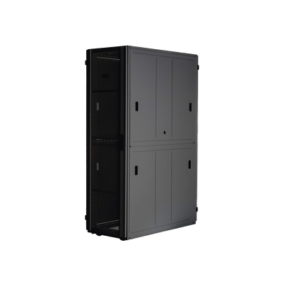 Imagen de Gabinete FlexFusion™ XGL (Light) para Centros de Datos, 42 UR, 600 mm de Ancho, 1200 mm de Profundidad, Fabricado en Acero, Color Negro