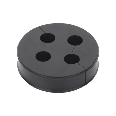 Imagen de Inserto de Caucho de 4" Con Cuatro Orificios para Cable de 3/8 in