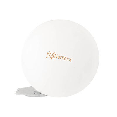 Imagen de Antena de parabola profunda, blindada, con supresión al ruido de 4 ft, 4.9-6.4 GHz, Ganancia 37 dBi con SLANT de 45 ° y 90 °, ideal para hasta 100 km, Conectores N-hembra, montaje con alineación milimétrica.
