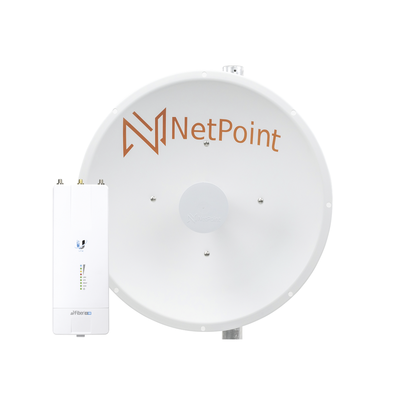 Imagen de Kit de radio AF5XHD con antena NP1-GEN2 / 30 dBi / 4.9-6.2 GHz / Incluye jumper / Ideal para distancias de hasta 30km.