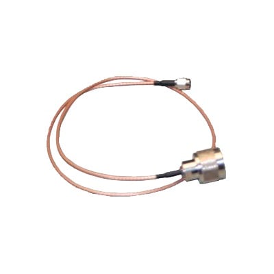 Imagen de Jumper de 0.6 mt de longitud, cable RG-316 conector N macho en un extremo y al otro SMA inverso