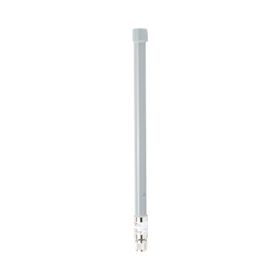 Imagen de Antena Omnidireccional, mayor distancia de transmisión y recepción de señal en 360º,  Doble banda de 2.4 / 5 GHz, Ganancia de 9 dBi, Conector N-macho, Adecuada para entornos exigentes