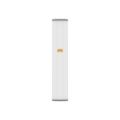 Imagen de Antena Sectorial MIMO 4X4 de 45 º,  4.9 - 6.4 GHz, IP55, Ganancia de 22 dBi, 4 Conectores N-hembra, Montaje y Jumper tipo N incluido.