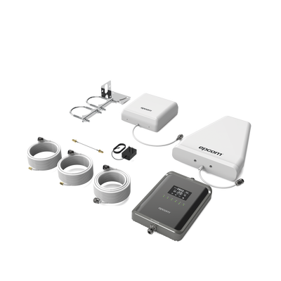 Imagen de Kit Amplificador de Señal Celular 5G / Mejora las llamadas convencionales y VoLTE / Soporta los datos de las tecnologías 2G, 3G, 4G y 5G de TELCEL, AT&T, MOVISTAR y OMV de Altán / Cubre hasta 600 m².