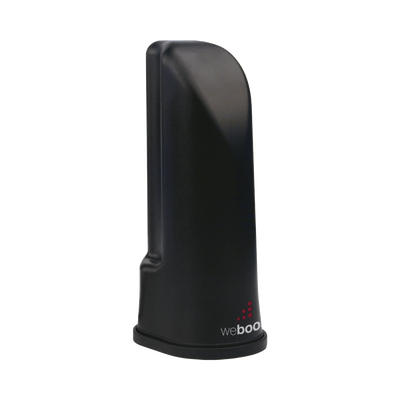 Imagen de Antena de escritorio tipo cilindro color negra. Cubre las bandas de frecuencia celular. Especial para amplificadores y dispositivos celulares 4G y 3G. Con 1.52 m de cable RG-174 y con conector SMA macho.