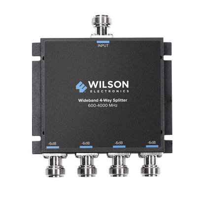 Imagen de Divisor de potencia de 4 salidas, 50 Ohm, 600-4000MHz con conectores N-Hembra.
