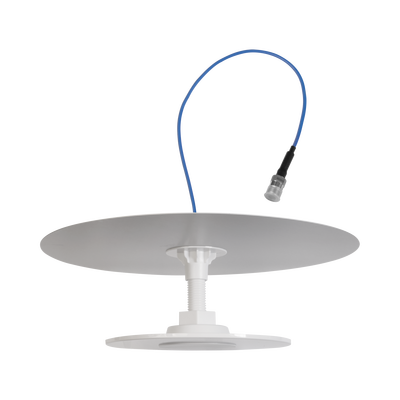 Imagen de Antena Omnidireccional de Bajo Perfil Ultra Delgada con Reflector para Máxima Ganancia de 7dBi. Cubre bandas de celular 5G, 4G, 3G y WiFi de 608 a 2700 MHz.