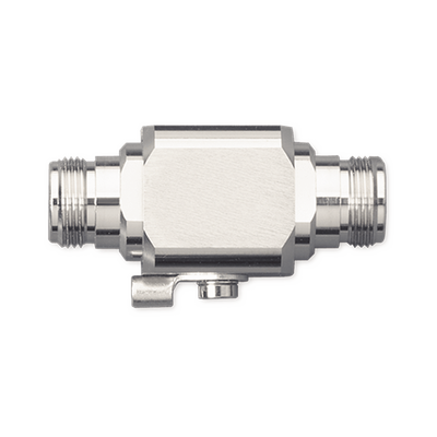 Imagen de Protector contra descargas eléctricas. Cubre los rangos de frecuencia de los amplificadores de Señal Celular. 50 Ohm. Conectores N.