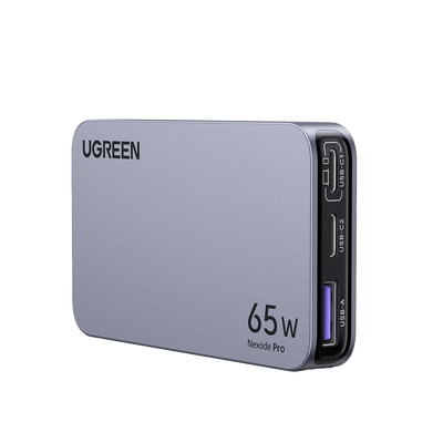 Imagen de Cargador Ultra Slim 65W Nexode Pro| Diseño de Pared Plano | 3 Puertos de Carga Rápida | 2 USB-C | 1 USB-A | Tecnología GaNInfinity | PD3.1 de 65W / QC4.0 | Tecnología de Protección Térmica | Optimiza la Carga | Ca