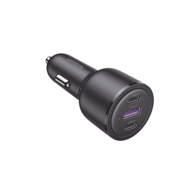 Imagen de Cargador de Auto de 69W | 2 Puertos USB-C | 1 Puerto USB-A | Compatible con Vehículos de 12 y 24 VCD | Chip Inteligente | Diseño Compacto | Multi Protección | Múltiples Protocolos de Carga | ABS | Ignifugo.